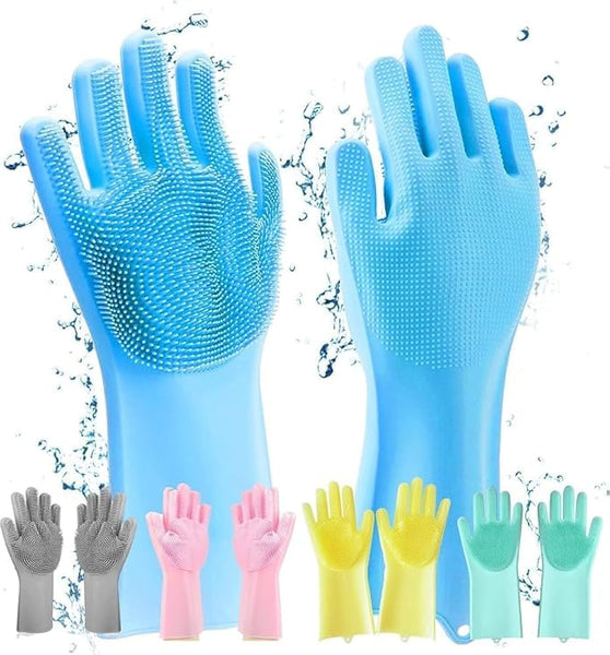 Silicon Dishwashing Cleaning Gloves