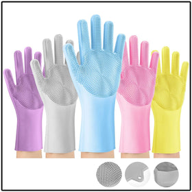 Silicon Dishwashing Cleaning Gloves