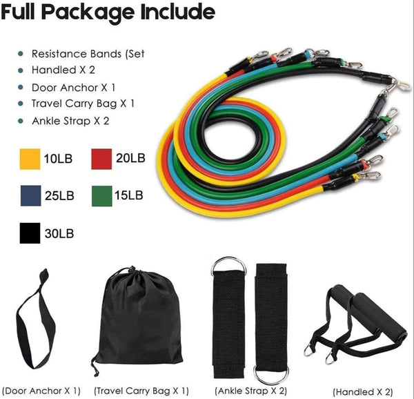 Exercise Resistance Bands Set 11Packs