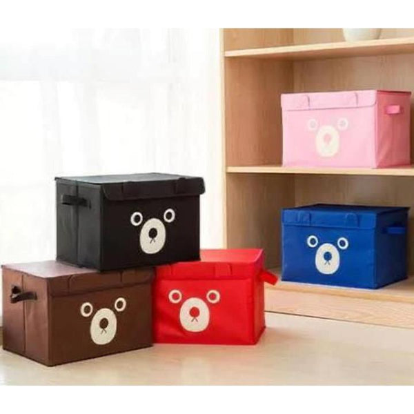 Cartoon Folding Storage Bins Quilt Basket