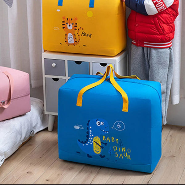 Quilt Storage Baby Cartoon Dinosaur Cloth Storage Bag