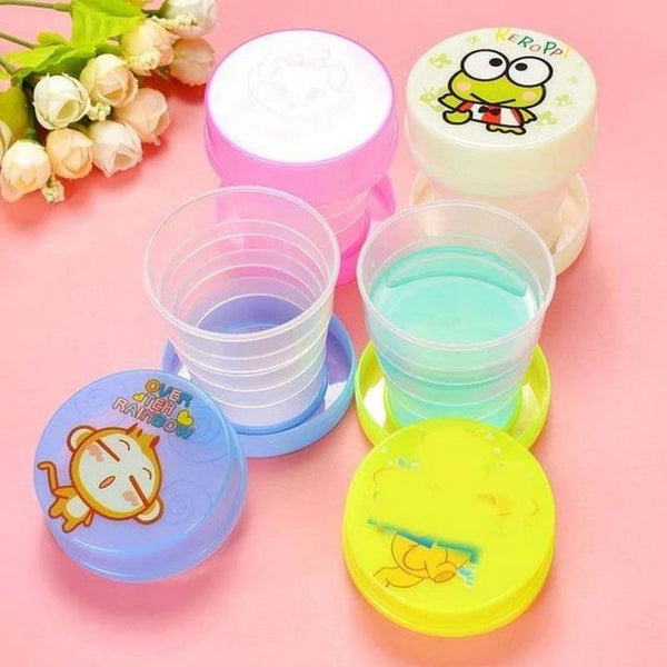 Portable folding collapsible magic cup