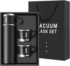 Vacuum insulated thermos 3pcs with 2 extra cup