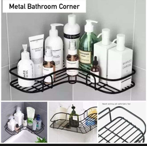 Self-Adhesive bathroom corner rack storage shelves