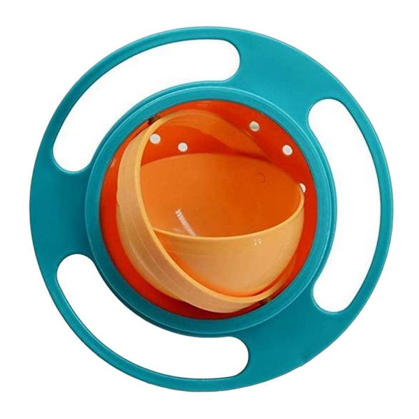 Kids magic gyro bowl 360 degree rotation spill